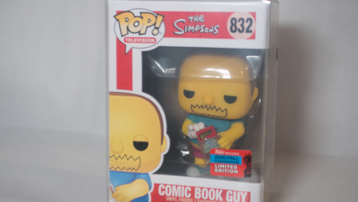 SuperHi Las Vegas Funko Pop Comic Book Guy Simpsons 2020 Fall Convention Limited Edition