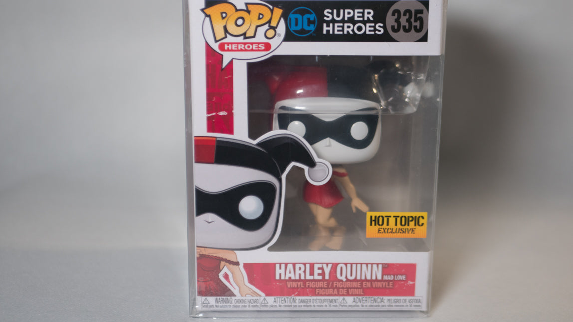 SuperHi Las Vegas Funko POP! Heroes: DC Super Heroes #335 - Harley Quinn [Mad Love] H.T. Exclusive