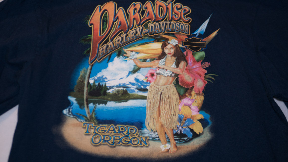 SuperHi Las Vegas Paradise Harley-Davidson Tigard Oregon Long Sleeve Shirt Size Medium
