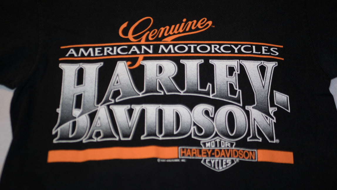SuperHi Las Vegas Harley-Davidson Southern Tier Genuine American Motorcycles T-Shirt Size Medium