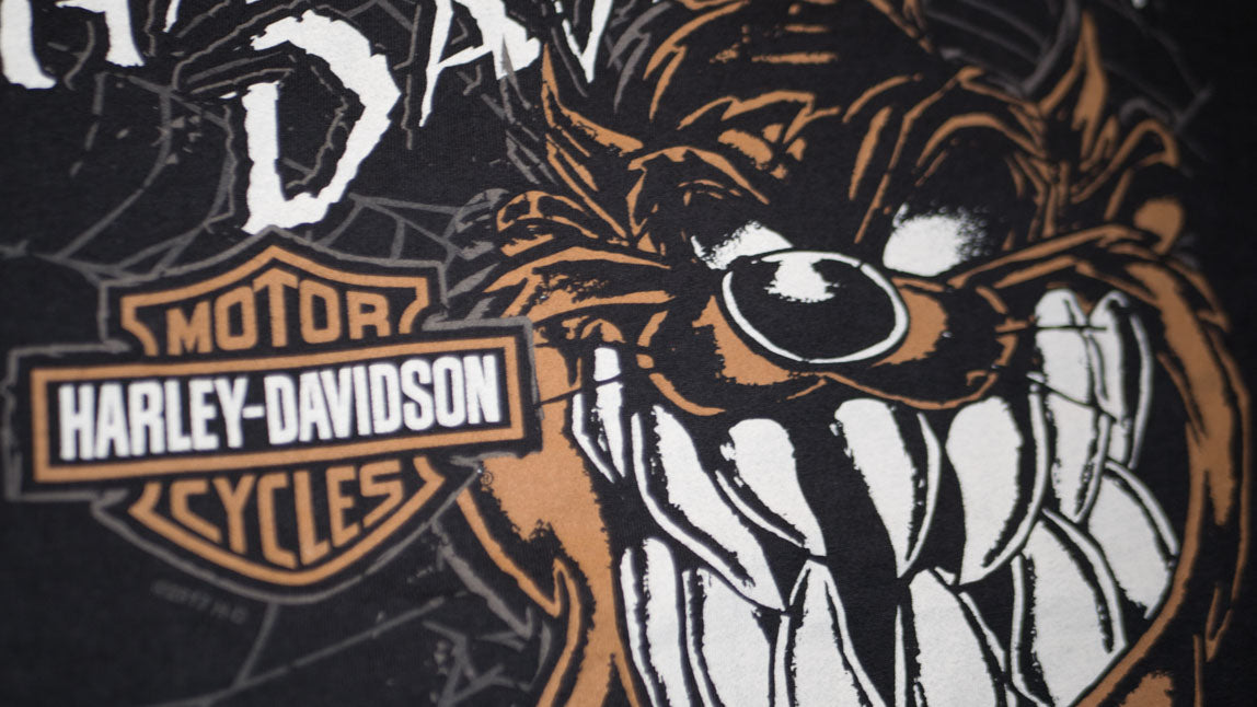 SuperHi Las Vegas Harley-Davidson Tasmanian Devil Looney Tunes Shirt Baldwin Park