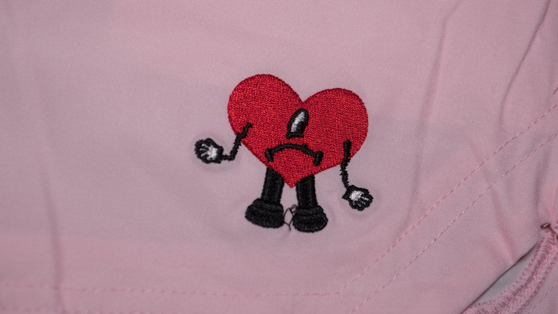 SuperHi Las Vegas Bad Bunny Shorts - Un Verano Sin Ti - Pink Shorts Size: M