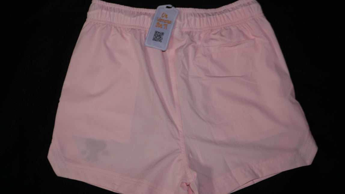 SuperHi Las Vegas Bad Bunny Shorts - Un Verano Sin Ti - Pink Shorts Size: M